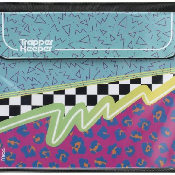 NWT Mead Original Trapper Keeper Binder - 80s 90s Vintage Retro Funky Style - Picture 1 of 9